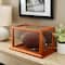 8 Pack: Brown Football Display Case with Mirror Back by Studio Décor®